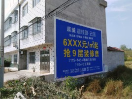  太仓墙体广告质量分析