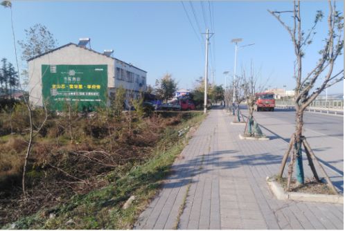  太仓书山南院墙体广告